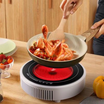 Φούρνος επαγωγής 3500W Μαύρο χρυσό κεραμική γυάλινη πλάκα μονοκαυστήρας για μαγείρεμα τροφίμων