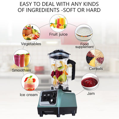 Εμπορικός βαθμός 4500W μείγμα smoothie με κουμπί εκτοξευτή χτυπήματος και χωρητικότητα 2L