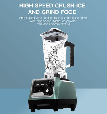 Εμπορικός βαθμός 4500W μείγμα smoothie με κουμπί εκτοξευτή χτυπήματος και χωρητικότητα 2L