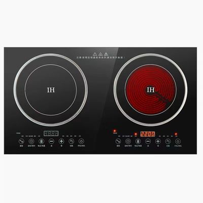 Ηλεκτρικός μονοκαυστήρας 2200W Ραδιενεργός καυστήρας Πολυλειτουργικός καυστήρας επαγωγής για κατσαρόλα