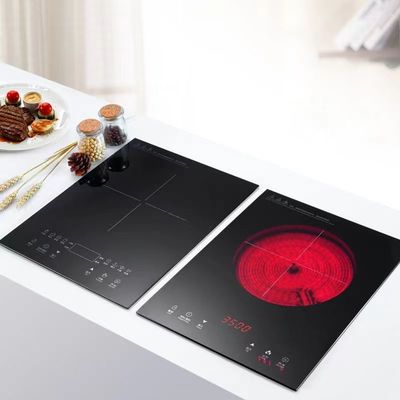 Ηλεκτρικός φούρνος 2200W Κεραμική κατσαρόλα Μονόκαυλος Τραπέζι εγκατάσταση Κατσαρόλα επαγωγής