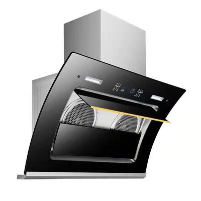 Εγκατάσταση τοίχου Κουζίνα Νησί Range Hood με κορυφή αναρρόφηση και 2 * 1.5W λαμπτήρα LED