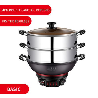 Το 2021 Non-Stick Stainless Steel Wok and Pot Set για τις ανάγκες εμπορικής βαθειάς τηγανίτισης αυγών