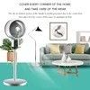 50W Power Intelligence Δυνατότητα συσκόπισης DC επαναφορτιζόμενος ηλεκτρικός ανεμιστήρας Ιδανικός για ψύξη γκαράζ