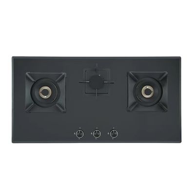 Αυτοματοποιημένη Piezo Ignition 3 Burner Ατσάλινος Κεραμικός Κεραμικός για Desktop Embedded Type