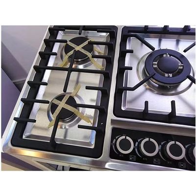 Αυτοματοποιημένη Piezo Ignition 3 Burner Ατσάλινος Κεραμικός Κεραμικός για Desktop Embedded Type
