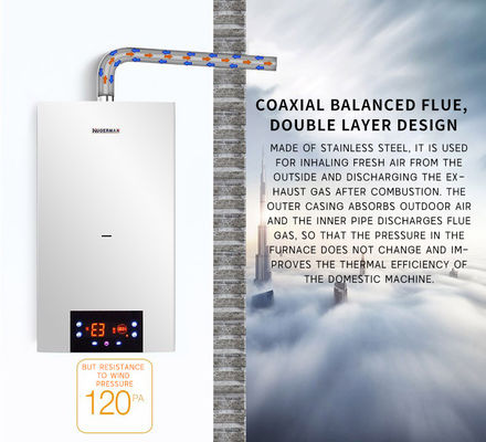 Προσαρμόσιμο θερμαντήρα νερού με φυσικό αέριο με ρυθμιζόμενη λειτουργία θερμοστάτη