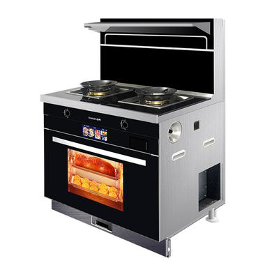 2 καυστήρες κουζίνα οικιακό ολοκληρωμένο φούρνο με 50000 φορές ανάφλεξη και 220V τάση