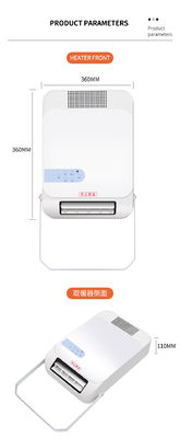 QN 1800w Συστήματα αποσύνδεσης αυτοκινήτων Μεταφορτωτές ηλεκτρικοί θερμαντήρες σε λευκό
