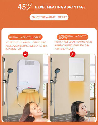 QN 1800w Συστήματα αποσύνδεσης αυτοκινήτων Μεταφορτωτές ηλεκτρικοί θερμαντήρες σε λευκό