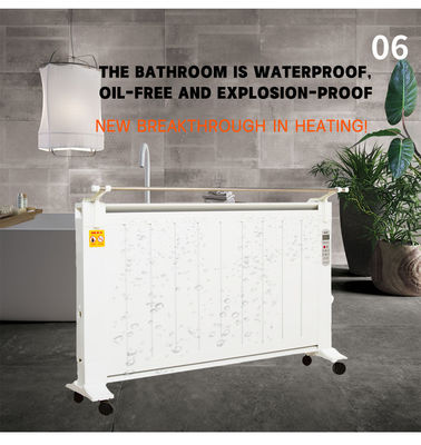 2400W Ηλεκτρικός θερμαντήρας υπέρυθρης συγκέντρωσης Κρυστάλλων άνθρακα θερμαντικό ψυγείο για το υπνοδωμάτιο