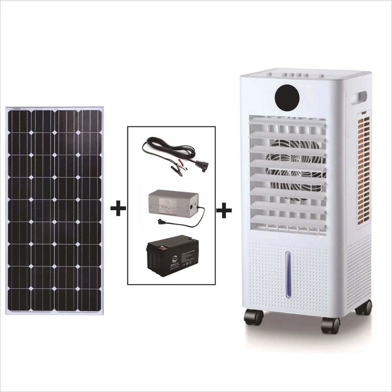 Ιδιωτικό μούχλα 12V DC ψύξη ηλιακό ανεμιστήρα και φως για ναυτιλιακό κοντέινερ Ηλιακή ενέργεια